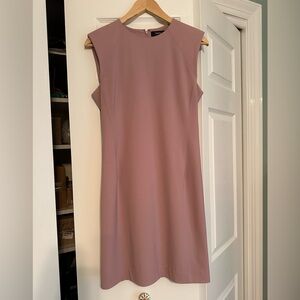 Theory Mauve Sleeveless Shift Dress